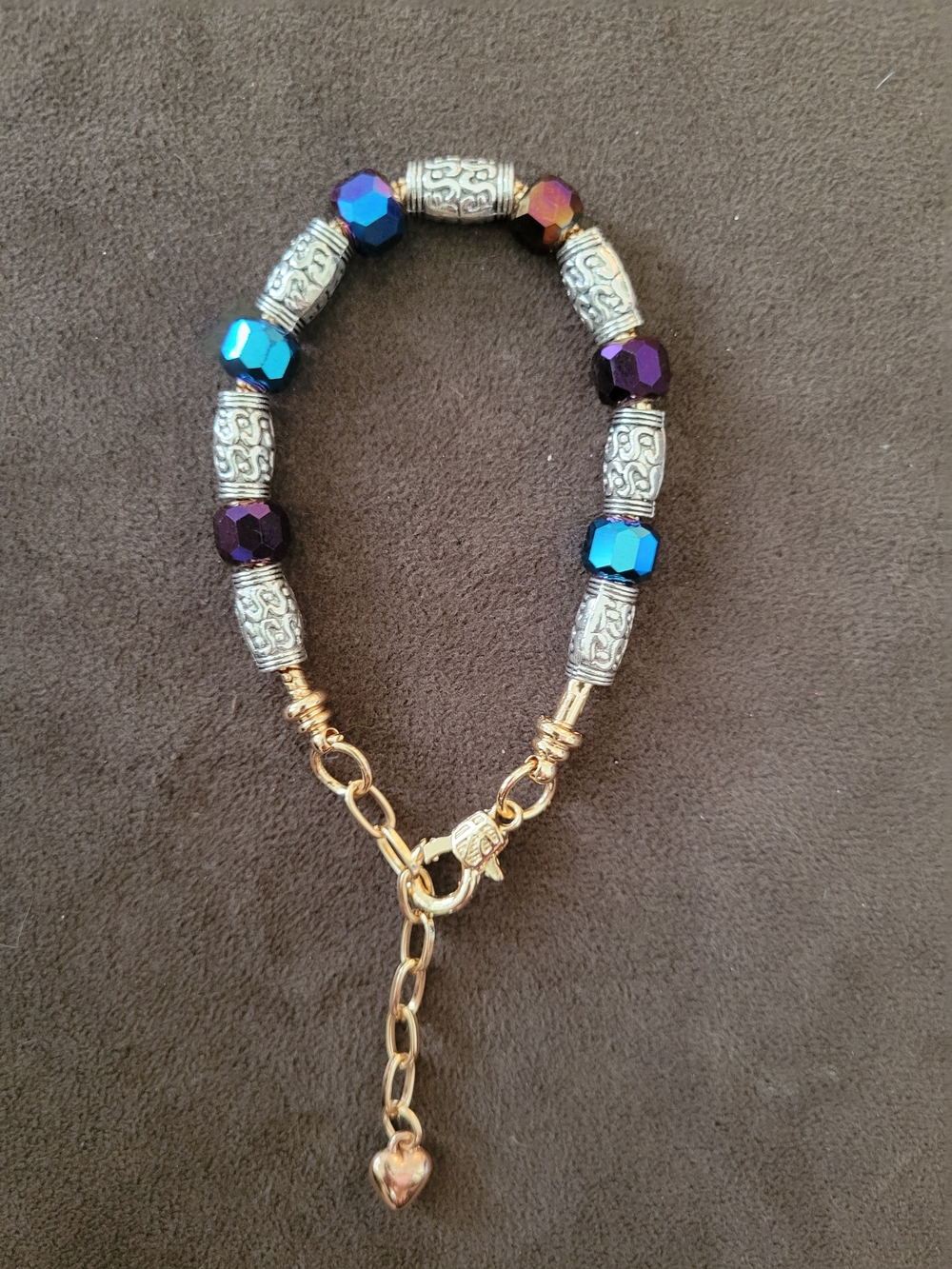 Charm Bracelet Snake Chain Add A Bead Totally Tubular Tibetan Crystal Gift Idea!